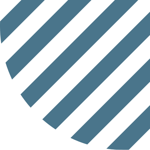 top right thick diagonal lines inside circle